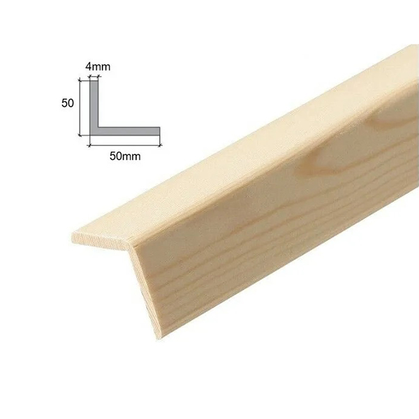 1 Meter Angle Pine Corner Trim Moulding Beading Wooden Timber Edging In Various Sizes