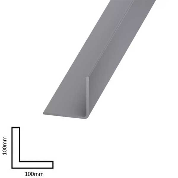 1m Plastic Corner Trim PVC Angle Cover Strip Rigid 90 Degree Angle Edging