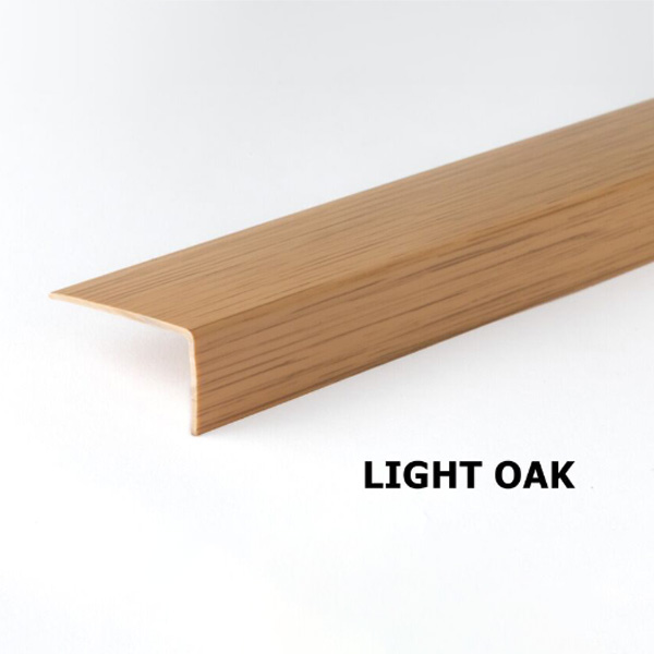 1m Wood Effect Plastic PVC Unequal Corner 90 Degree Angle Trim