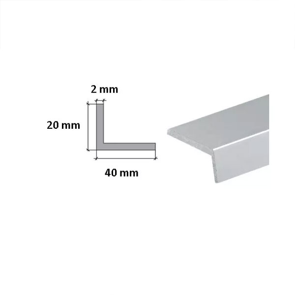 2m Long Extruded Aluminium Angle for Professional Contractor 