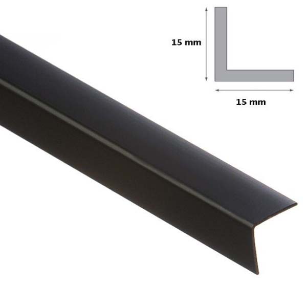 2.5m Long Plastic PVC 90 Degree Corner Angle Trim 