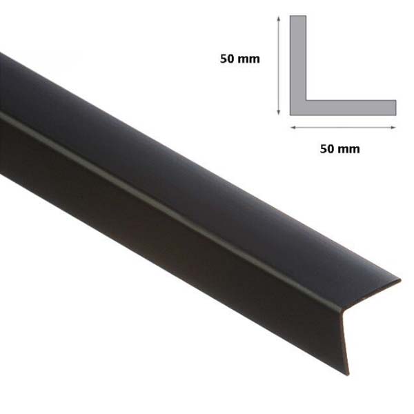 2.5m Long Plastic PVC 90 Degree Corner Angle Trim 