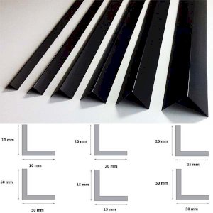 2.5m Long Plastic PVC 90 Degree Corner Angle Trim 