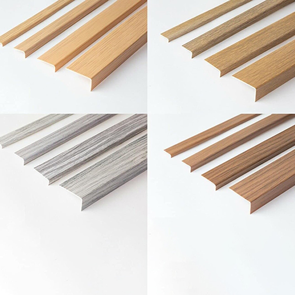 Plastic PVC 90° Angle Wood Effect Wall Corner Guard Edge Protector 