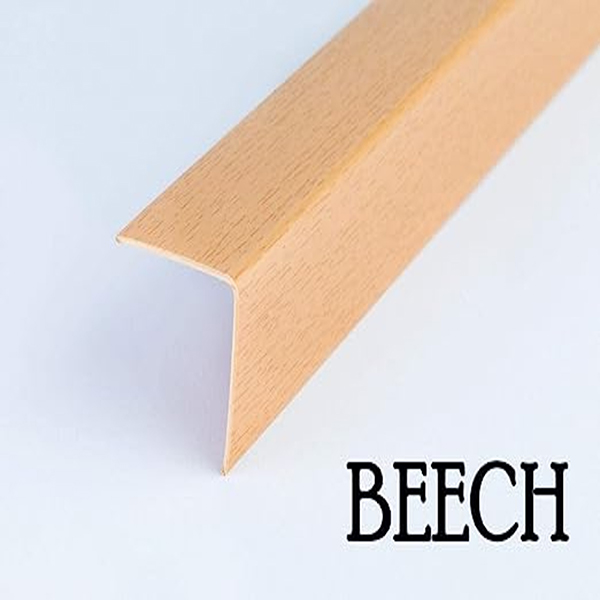 Wood Effect PVC Plastic Corner Trim Wall Guard Edge Protector 