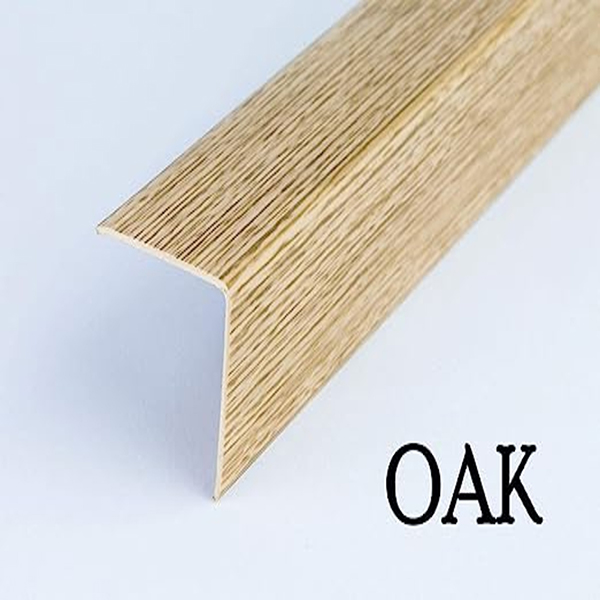 Wood Effect PVC Plastic Corner Trim Wall Guard Edge Protector 