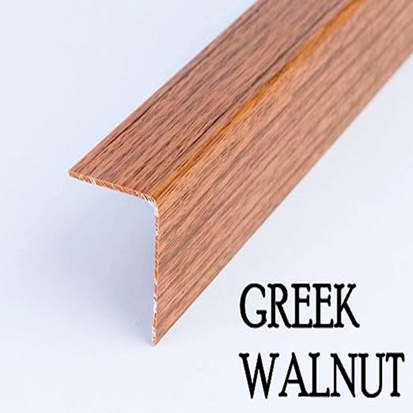 Wood Effect PVC Plastic Corner Trim Wall Guard Edge Protector 