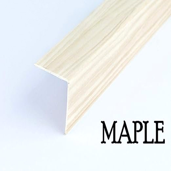 Wood Effect PVC Plastic Corner Trim Wall Guard Edge Protector 