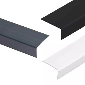 1m Unequal PVC Angle Plastic Trim Rigid Corner Angle Edging Cover Strip