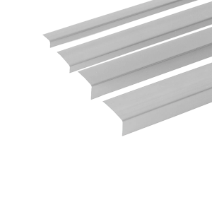 2.5m Long Unequal PVC Plastic 90 Degree Angle Corner Trim 