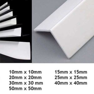 UPVC White 90 Degree Strong Plastic PVC Corner Angle Trim 