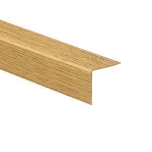 Wood Effect PVC Corner Trim Plastic Rigid Angle Cover Trim - 1m Long